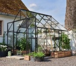 Aluminium Greenhouse 408 - Double Door, Toughened Glass Aluminium Greenhouse 408 - Double Door, Toughened Glass