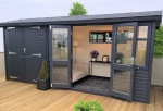 Side Door Apex Summerhouse 538 - Two Rooms, Double Glazed