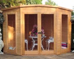 Corner Summerhouse 105 - Shiplap, FSCĀ® Certified Corner Summerhouse 105 - Shiplap, FSCĀ® Certified