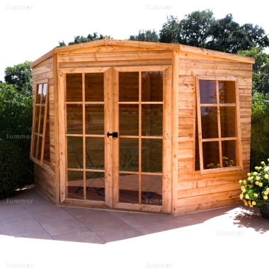 Corner Summerhouse 082 - Shiplap, FSC® Certified Corner Summerhouse 082 - Shiplap, FSC® Certified