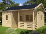 Three Room Side Door Apex Log Cabin 506 - Double Glazed, Loft Area Three Room Side Door Apex Log Cabin 506 - Double Glazed, Loft Area